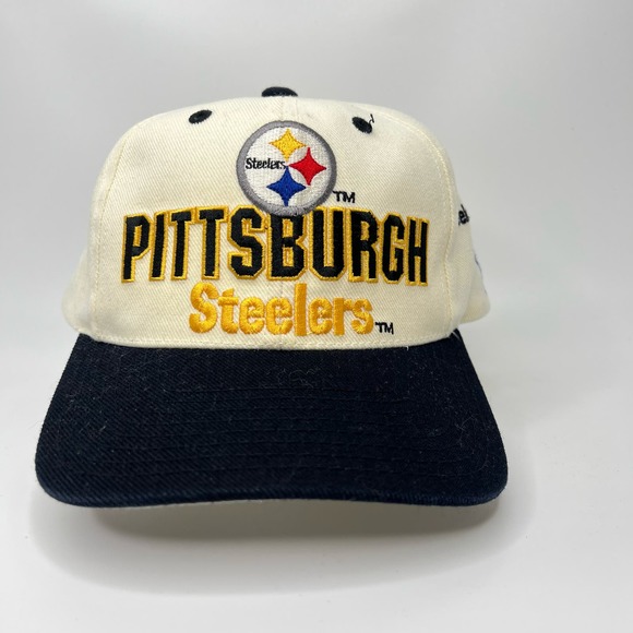 Vintage Pittsburgh Steelers NFL Team Hat Embroidered Steel Curtain Snapback